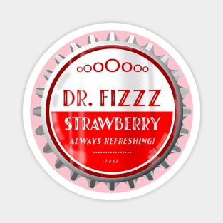 Dr. Fizzz Strawberry Soda Magnet